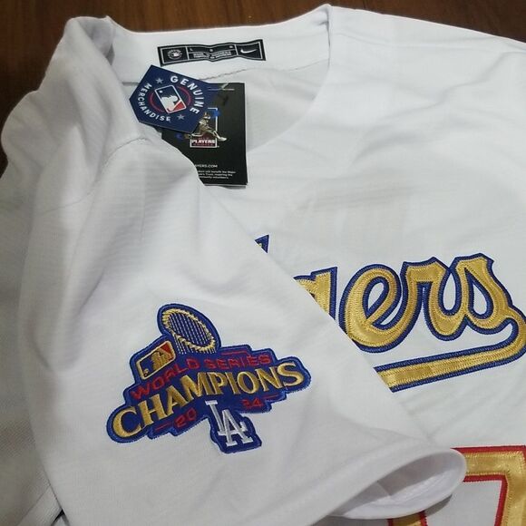 Shohei Ohtani Nike Los Angeles Dodgers Mens 2024 World Series Champions Sz Large - Picture 5 of 6
